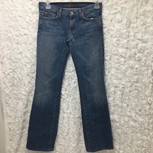 7 For All Mankind Jeans Bootcut Medium Wash Sz 28
